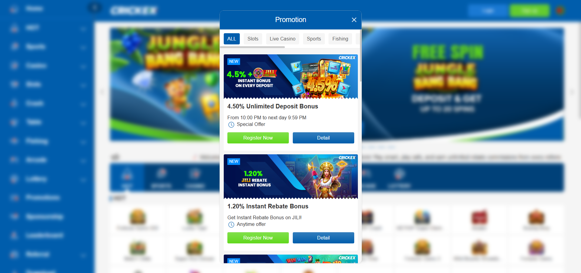 Crickex Casino Bonuses for Bangladeshi Players